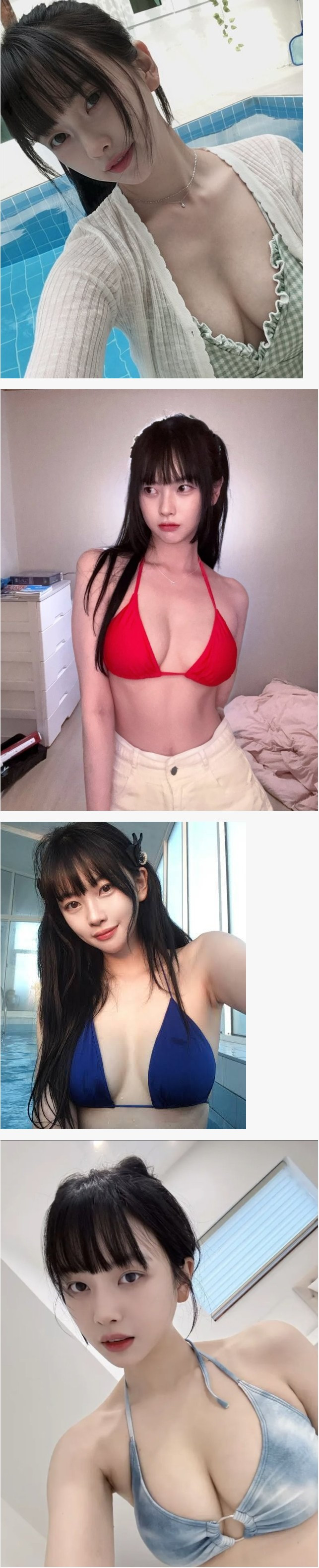비키니 입은 고말숙 사진 모음...가슴이 이렇게 실했나?